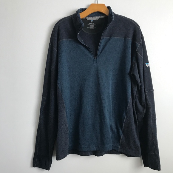 Khul Half Zip Pullover Blue Jacket Mens 2XL - Picture 1 of 9